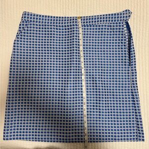 Brooks Brothers Blue Floral Women's Skirt